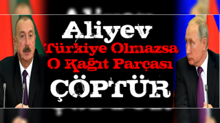 Aliyev'den Putin'in yüzüne karşı Türkiye resti!