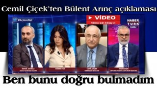 Cemil Çiçek’ten Bülent Arınç açıklaması: Doğru değil