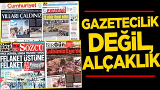 Gazetecilik değil, alçaklık! AK Partili il olunca ‘yönetemediniz’ CHP’li il olunca ‘doğal afet’