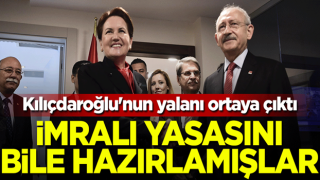 İmralı yasasını bile hazırlamışlar! Kılıçdaroğlu'nun yalanı ortaya çıktı