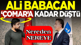 Nereden nereye! Ali Babacan 'çomar'a kadar düştü