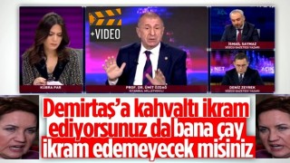 Ümit Özdağ: Demirtaş'a kahvaltı ikram ediyorsunuz da bana çay ikram edemeyecek misiniz