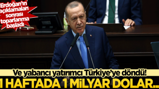 Ve yabancı yatırımcı dönüyor! Bir haftada 1 milyar dolar...