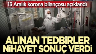 13 Aralık koronavirüs bilançosu açıklandı