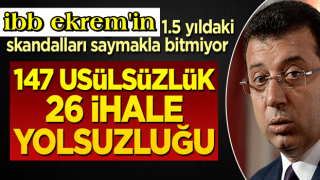 147 usulsüzlük 26 ihale yolsuzluğu