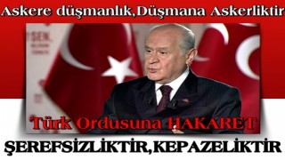 Bahçeli,"Hesabı sorulması gereken şerefsizlik ve kepazeliktir.