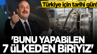 Bakan Mustafa Varank: Gaz türbinli motor teknolojisine sahip 7 ülkeden biriyiz