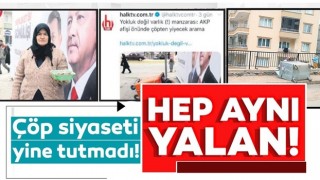 CHP'nin de sık sık kullandığı ‘Çöp’ siyaseti yine tutmadı