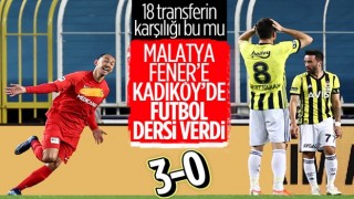 Fenerbahçe Kadıköy'de Yeni Malatya'dan 3 yedi