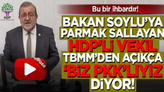 HDP'li Kemal Bülbül TBMM'de PKK'lı teröristi işaret ederek "Biz Kemal Pir'iz" dedi