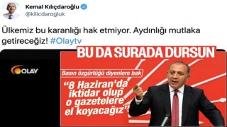 Kılıçdaroğlu'ndan Olay TV paylaşımı