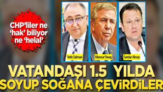 Vatandaşı 1.5 yılda soyup soğana çevirdiler!