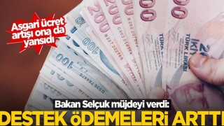 Asgari ücretteki artış oraya da yansıdı! Bakan Selçuk müjdeyi verdi: Destek ödemeleri arttı