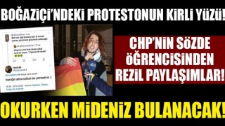 CHP'nin öğrencisinden iğrenç paylaşımlar!