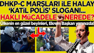 Ekrem'den 'katil polis' sloganları atan Boğaziçi Üniversitesi'nin sözde öğrencilerine destek