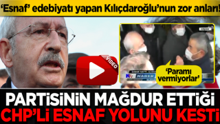 Kılıçdaroğlu'nun zor anları! Partinin mağdur ettiği CHP'li esnaf yolunu kesti