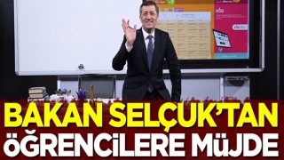 Milli Eğitim Bakanı Ziya Selçuk'tan öğrencilere müjde