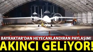 Selçuk Bayraktar'dan heyecanlandıran paylaşım: 'Akıncı geliyor!'