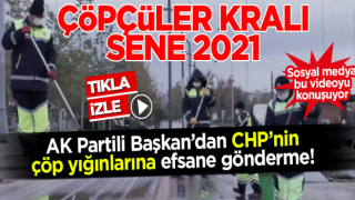 AK Partili Başkan Şadi Yazıcı’dan CHP'nin çöp yığınlarına esprili gönderme