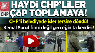 CHP'li Maltepe Belediyesinde toplanmayan çöpleri CHP'li vatandaşlar topladı