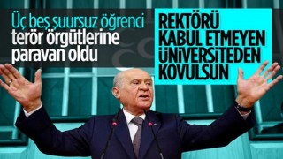 Devlet Bahçeli: Boğaziçi'nde Türkiye'nin sinir uçlarıyla oynanıyor