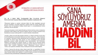 Dışişleri Bakanlığı: Türkiye’nin içişlerine müdahale kimsenin haddi değildir