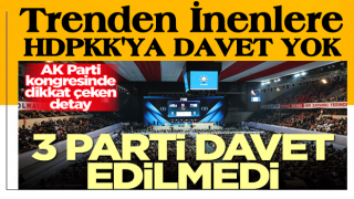 AK Parti kongresinde dikkat çeken detay! 3 parti davet edilmedi