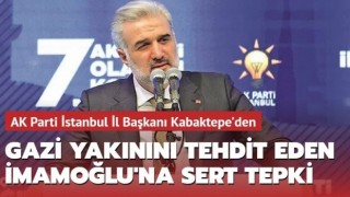 AK Parti'den gazi yakınını tehdit eden ekrem'e tokat gibi cevap