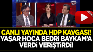 Canlı yayında HDP kavgası! Cumhuriyet yazarı Bedri Baykam ağzının payını aldı!