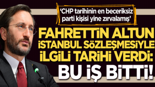 CHP'ye tepki gösteren Fahrettin Altun'dan İstanbul Sözleşmesi açıklaması