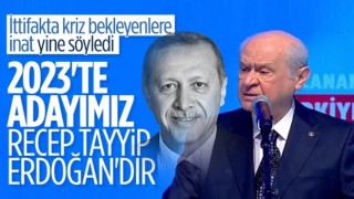 Devlet Bahçeli: 2023'te adayımız Recep Tayyip Erdoğan'dır