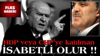 Devlet Bahçeli’den Abdullah Gül’e olay çağrı