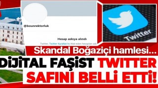 Dijital faşist Twitter safını belli etti! Boğaziçi Üniversitesi Rektörlüğü'ne ait resmi hesap kapatıldı