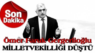 “Terör propagandası yapmak” suçuyla 2 yıl hapis cezası verilen HDP'li Ömer Faruk Gergerlioğlu'nun milletvekilliği düşürüldü