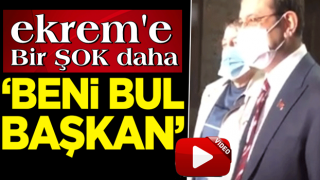 İBB ekrem'e bir şok daha! 'Beni bul başkan'