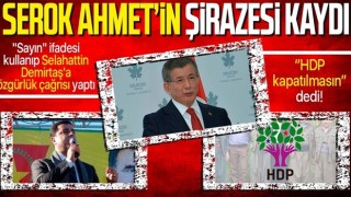 Serok Ahmet'in şirazesi kaydı! "Sayın" ifadesi kullanıp Selahattin Demirtaş'a özgürlük istedi, HDP kapatılmasın dedi