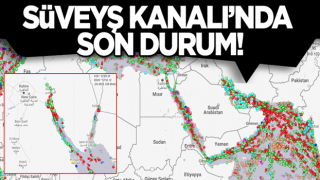 Süveyş Kanalı'nda gemi trafiğinde son durum!