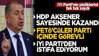 Ümit Özdağ İYİ Parti'den istifa etti! Akşener'in ipliğini pazara çıkardı