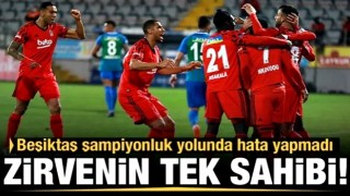 Beşiktaş şampiyonluk yolunda hata yapmadı