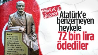 CHP'li İzmit Belediyesi'nden heykellere 72 bin TL