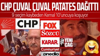 CHP'li Şişli Belediyesi çuval çuval patates dağıttı! Kılıçdaroğlu duymasın...