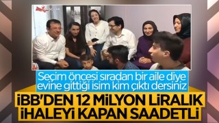 Ekrem'den Saadet Partisi'ne ihale kıyağı