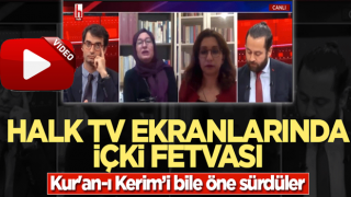 Halk TV ekranlarında içki fetvası