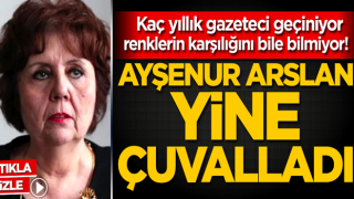 Kaç yıllık gazeteci geçiniyor, renklerin karşılığını bile bilmiyor! Ayşenur Arslan, yine çuvalladı