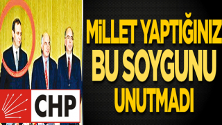 Millet yaptığınız bu soygunu unutmadı