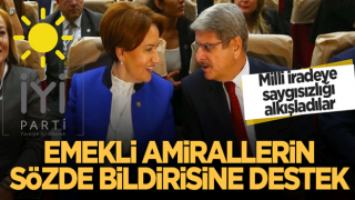 Milli iradeyi hedef alan sözde bildiriye İYİ Parti'den destek