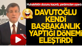 Muhalefetin dozunu kaçırdı! Eleştireceğim diye kendi başbakanlık dönemini eleştirdi