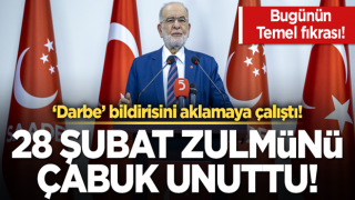 SP Lideri Temel Karamollaoğlu 28 Şubat zulmünü unuttu!