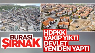 Terör mağduru Şırnaklılar yeni evlerine kavuştu