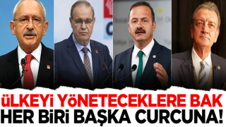 Ülkeyi yöneteceklere bak, her biri başka curcuna!